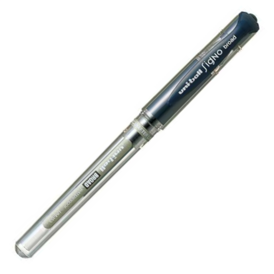 Uni-Ball UM-153 Signo Broad İmza Kalemi 1.0 mm Mavi Siyah