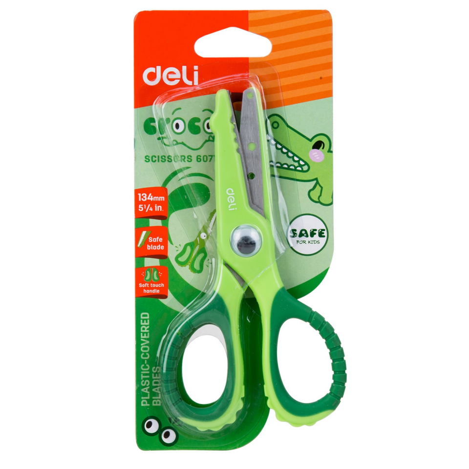 Deli Okul Makası 134 Mm Yeşil E6071