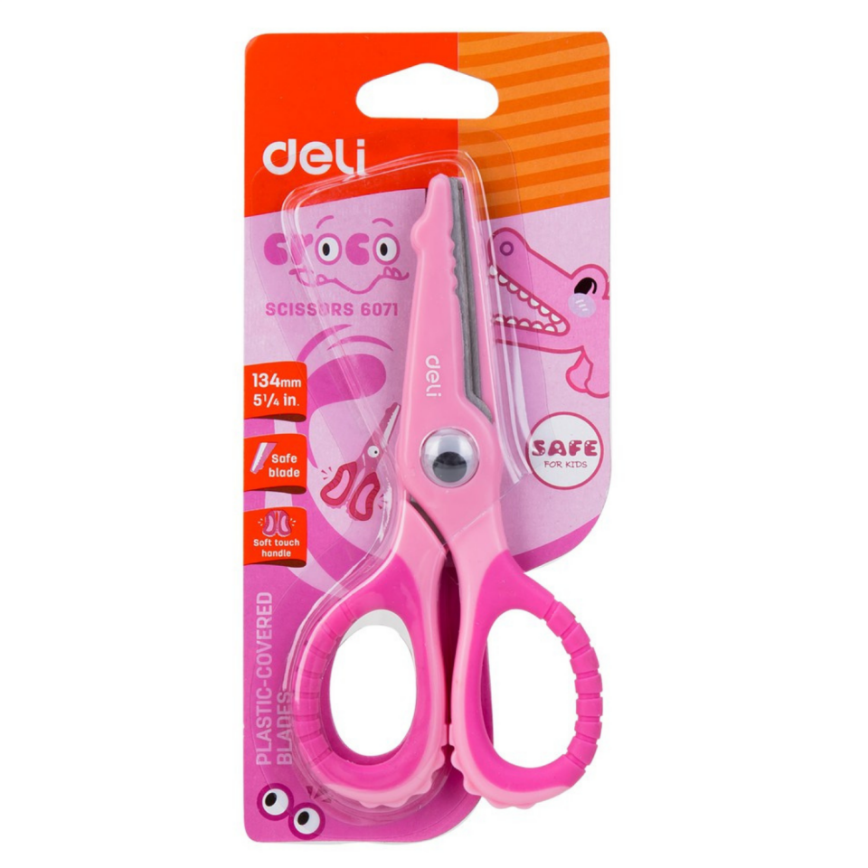 Deli Okul Makası 134 Mm Pembe E6071