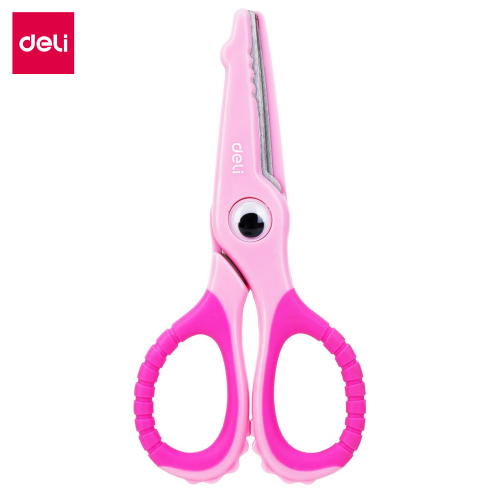 Deli Okul Makası 134 Mm Pembe E6071