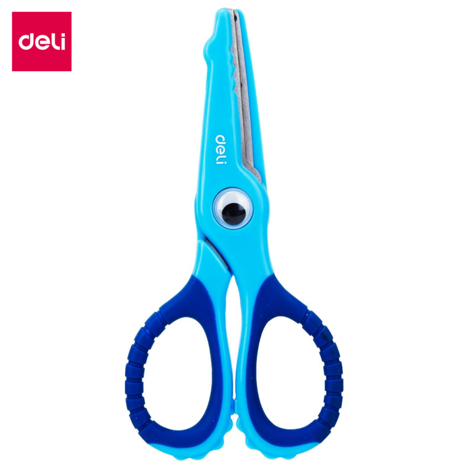 Deli Okul Makası 134 Mm Mavi E6071