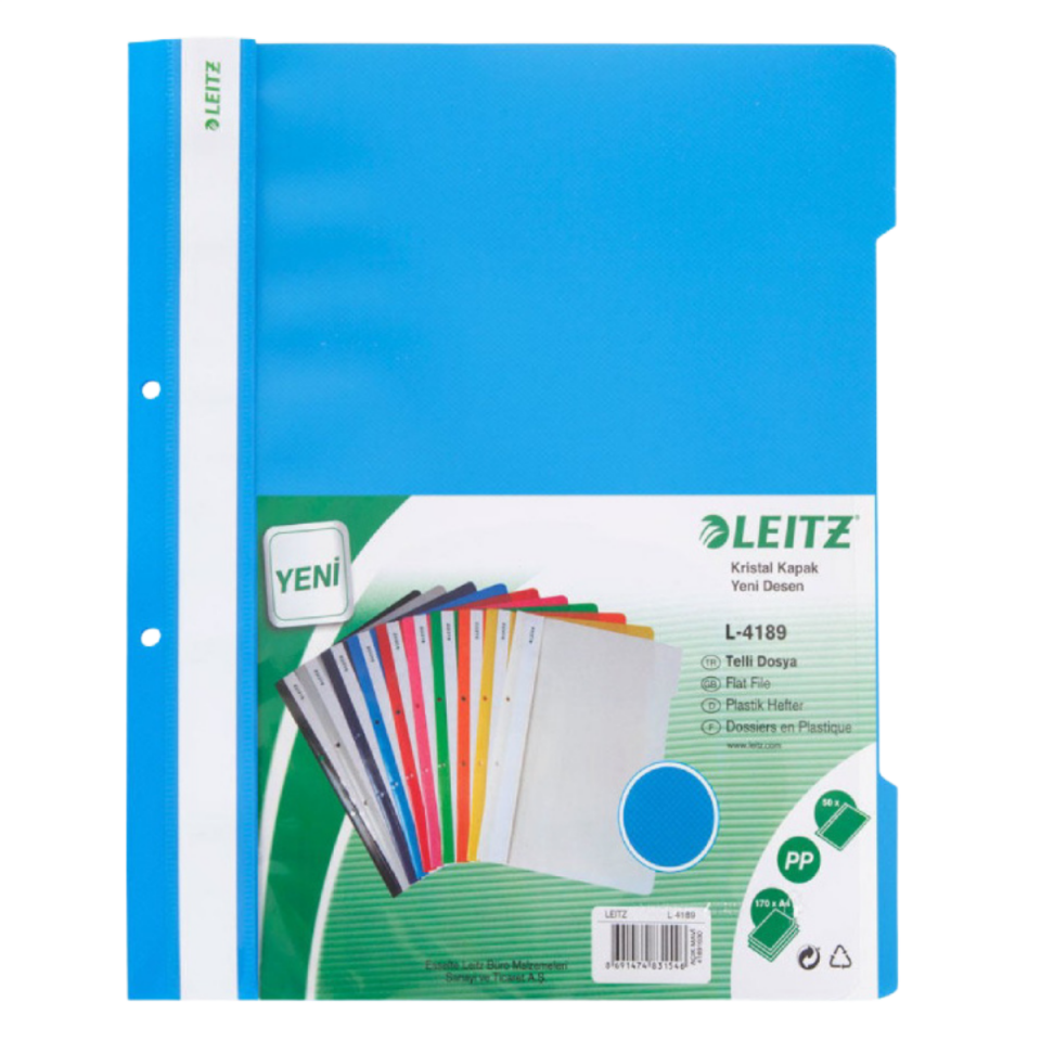 Leitz 4189-30888 Telli Dosya A.Mavi