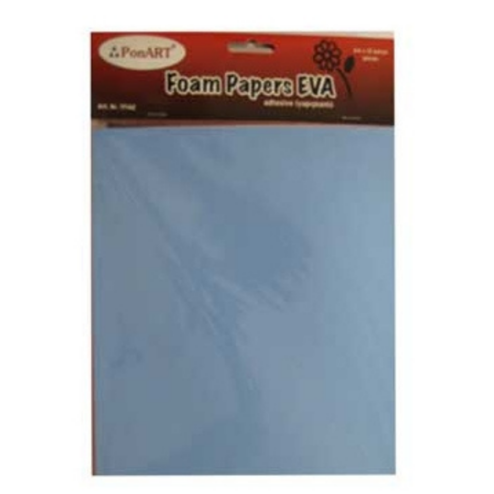PonArt 17142 Arkası Yapışkanlı Eva A4 10 Renk
