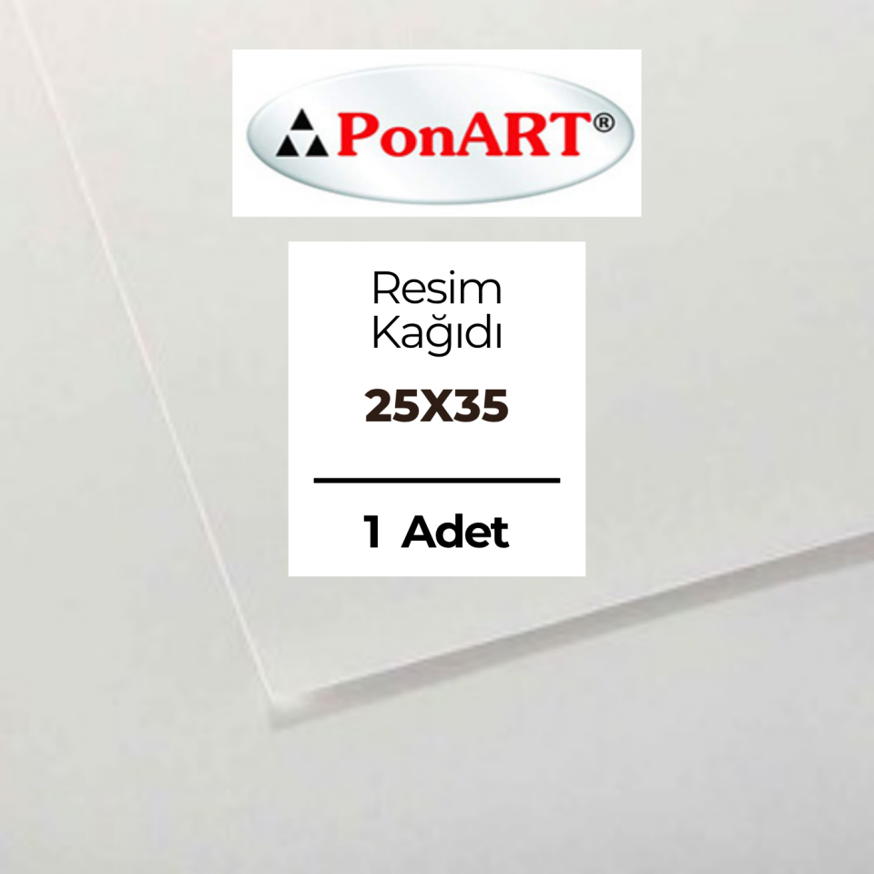Ponart Sulu Boya Kağıdı 200gr 25x35 Grenli