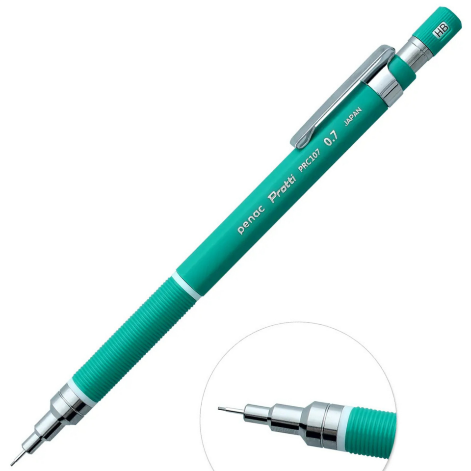 Penac Protti PRC-107 Mekanik Kurşun Kalem 0,7 Mm Yeşil