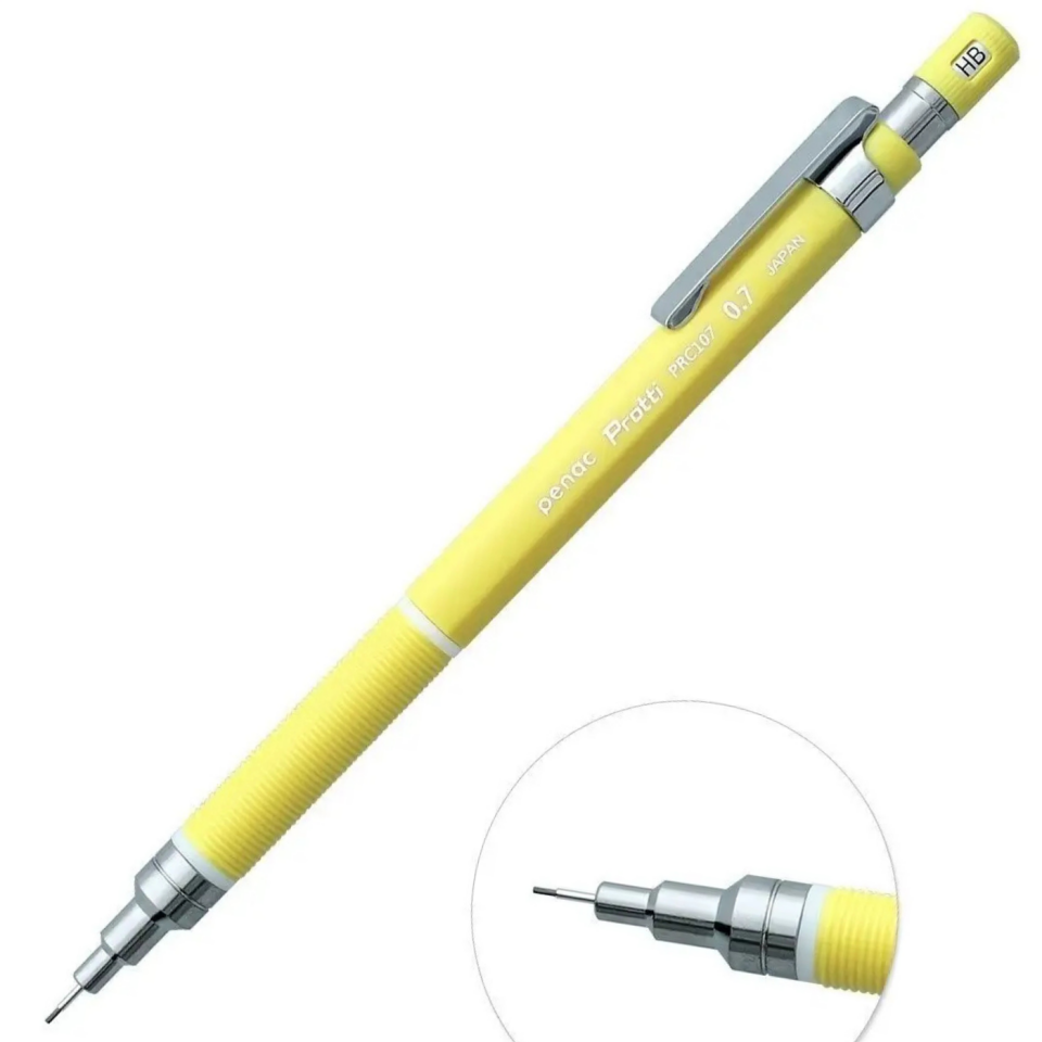 Penac Protti PRC-107 Mekanik Kurşun Kalem 0,7 Mm Sarı