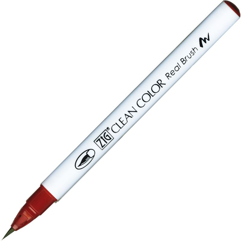 ZIG Clean Color Real Brush RB-6000AT 260 Deep Red Fırça Uçlu Kalem