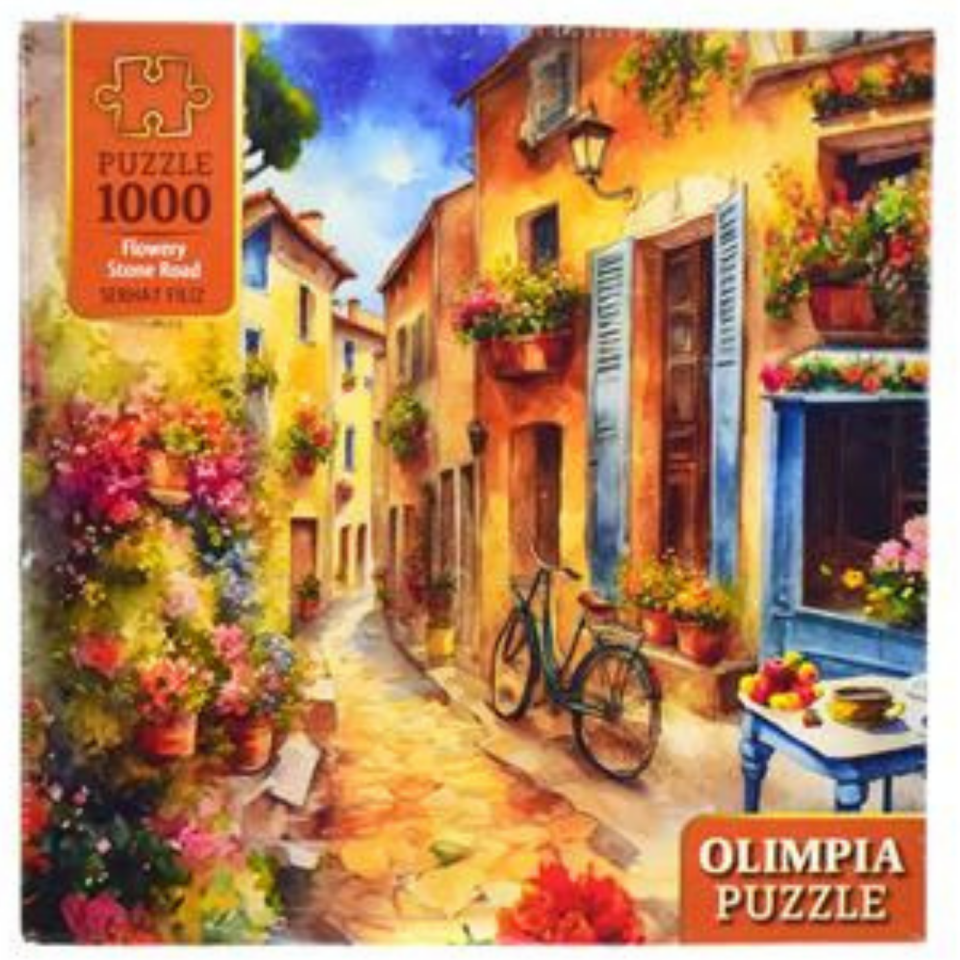 Onur 15009 Puzzle 1000 Olimpia Flowery Stone Road