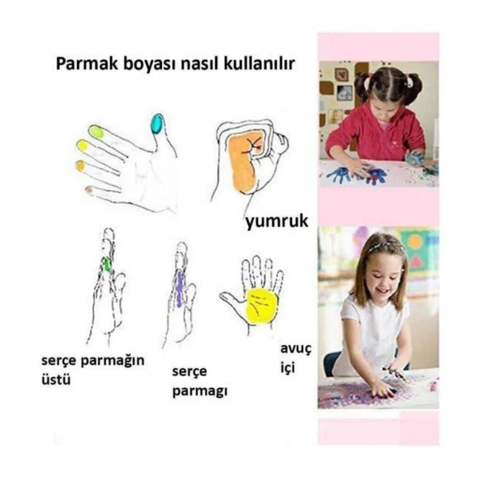 Mydido Parmak Boya Seti 6x22 ml