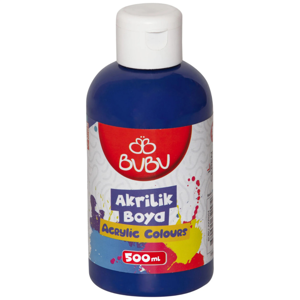 Bu-Bu Akrilik Boya 500 gr Mavi