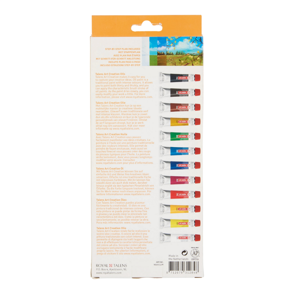 Talens Art Creation Yağlı Boya Set 12x12ml