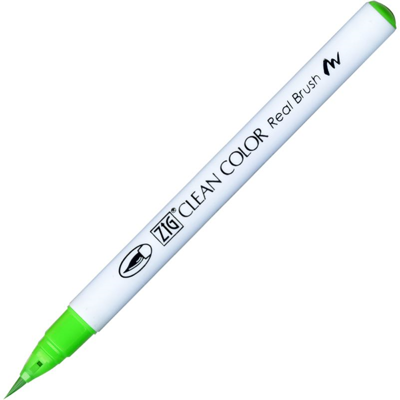 ZIG Clean Color Real Brush RB-6000AT 004 Green Fırça Uçlu Kalem
