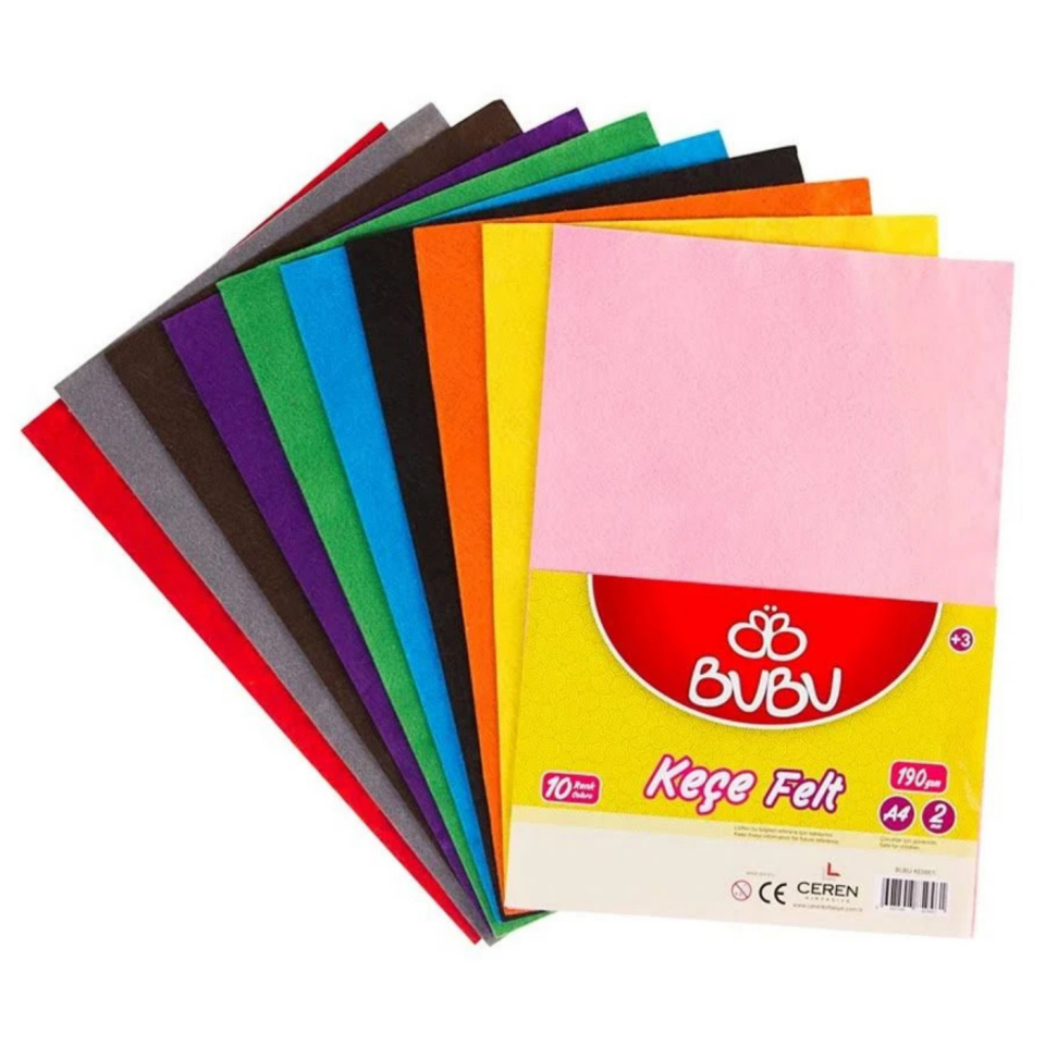 Bu-Bu Keçe 20x30 10'lu KE0001