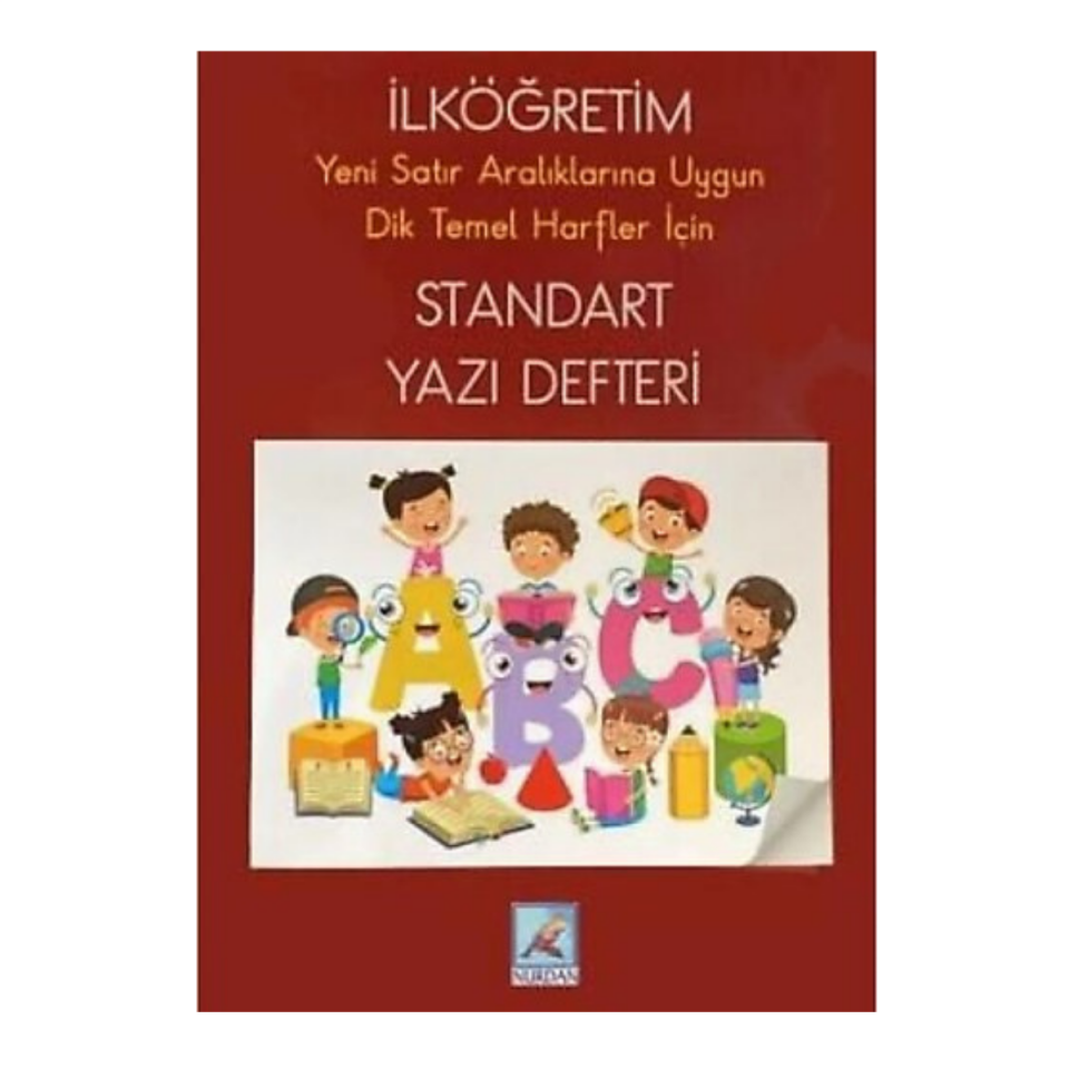 Nurdan İlköğretim Standart Yazı Defteri (Büyük Bordo)