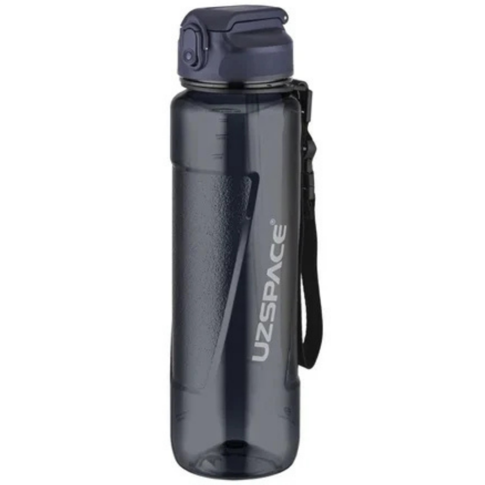 Uzspace 6057 Pipetli Tritan Matara 1000 ml Siyah