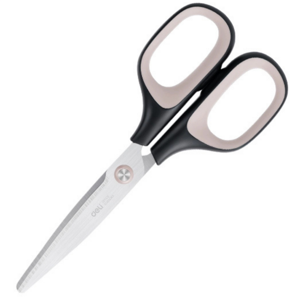 Deli Ofis Makası 175 mm E6058 Mat Bej