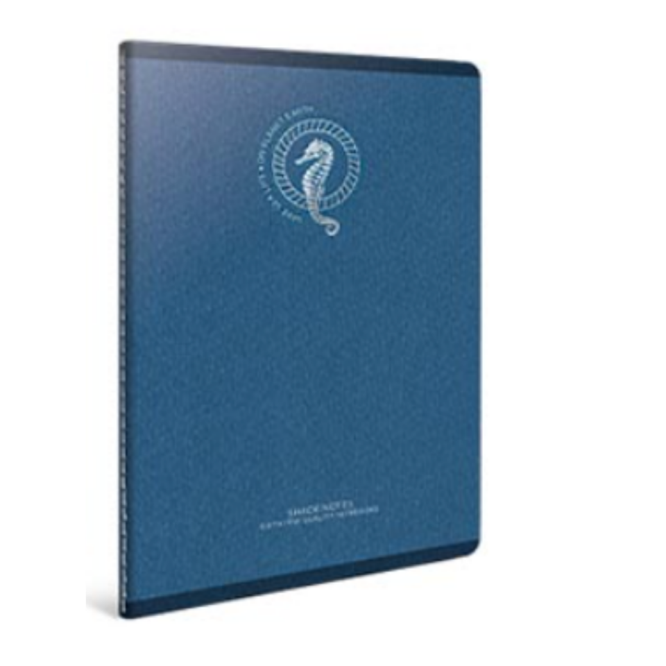 Gıpta 6253 Lucky Notes Tel Dikişli Karton Kapak A4 Kareli Defter 60 Yaprak  Gri