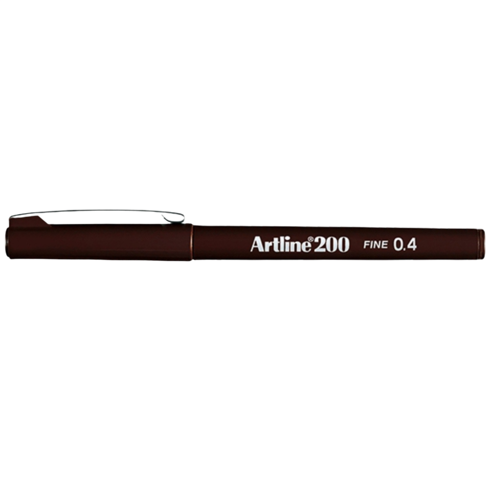Artline 200N Fineliner 0.4 mm Koyu Kahve