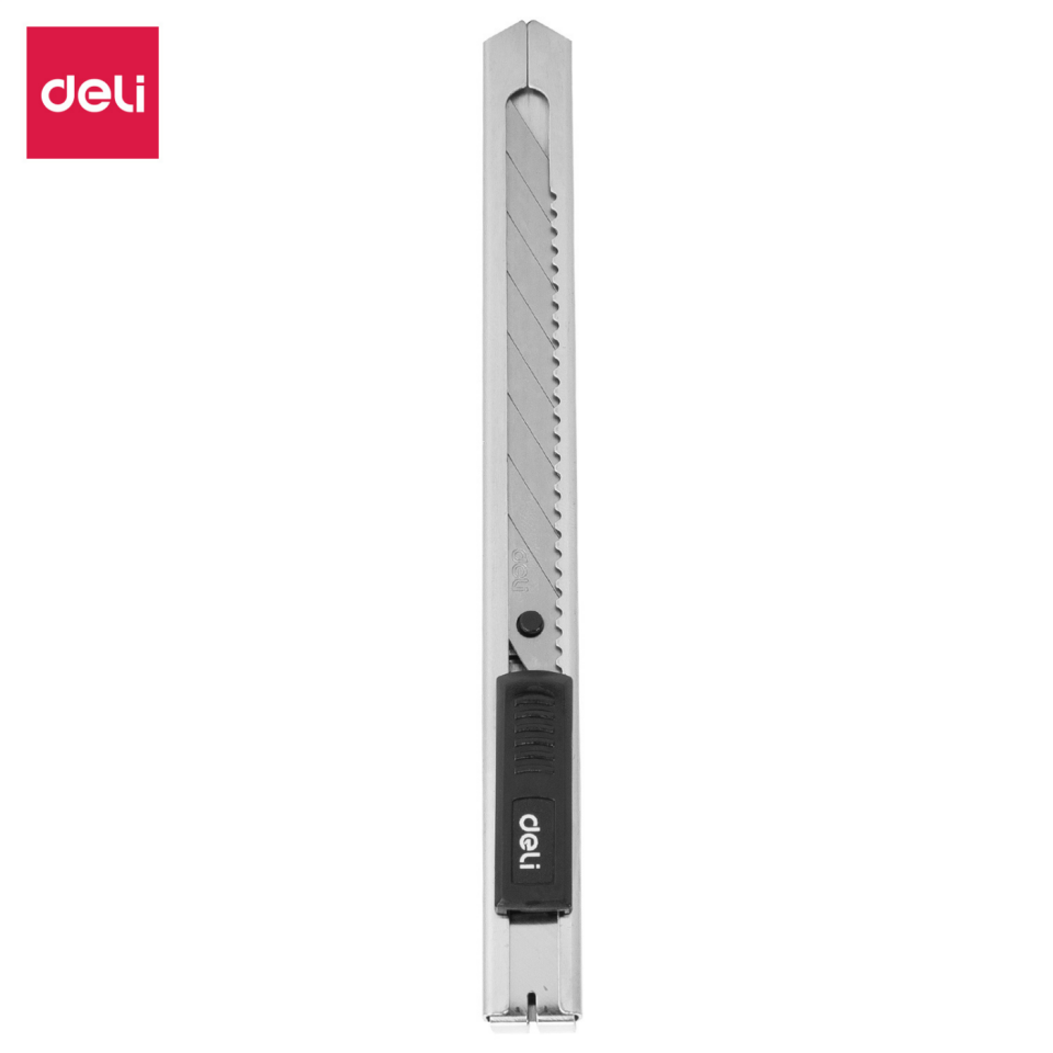 Deli Blisterli Dar Gövde Metal Maket Bıçağı Gümüş E2034