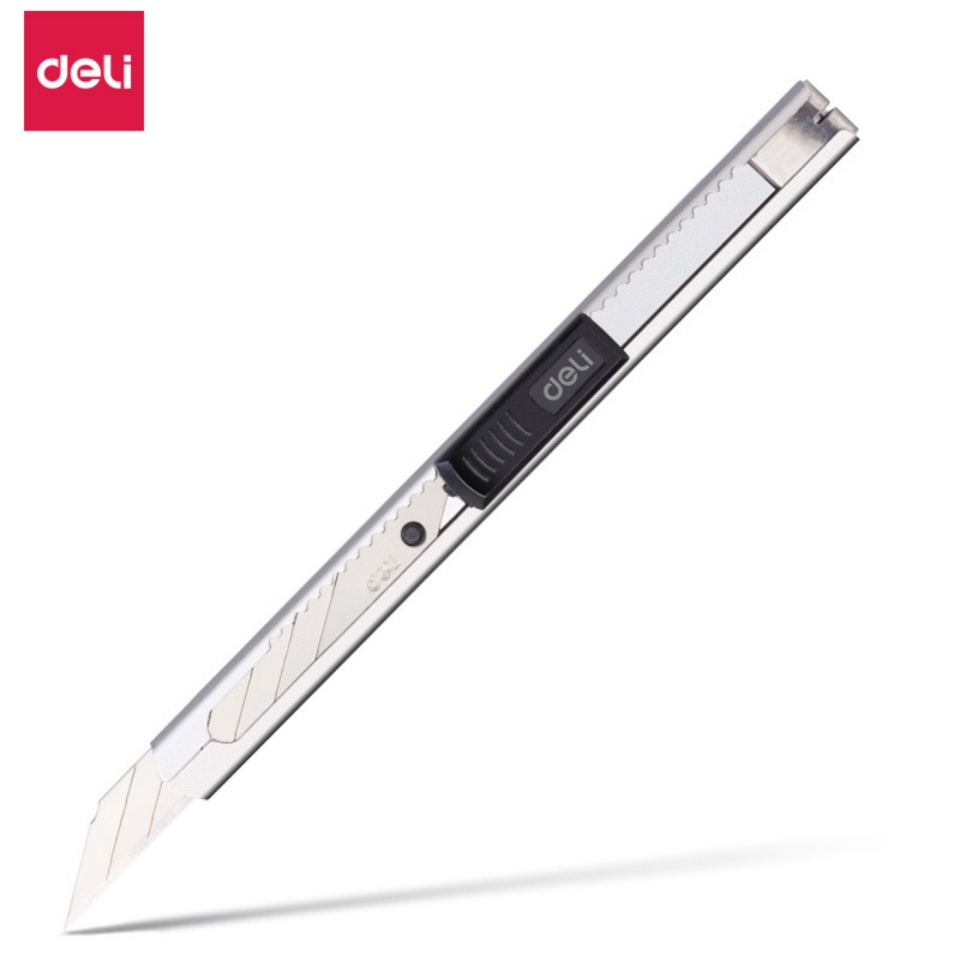 Deli Blisterli Dar Gövde Metal Maket Bıçağı Gümüş E2034