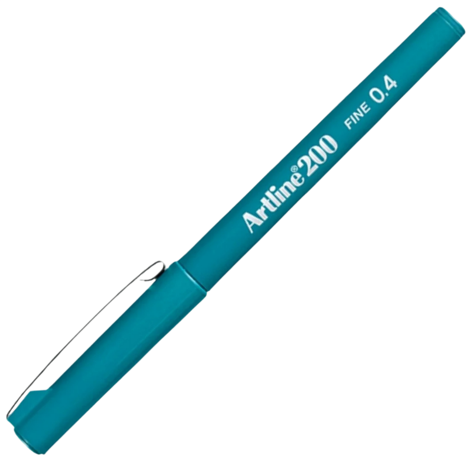 Artline 200N Fineliner 0.4 mm Petrol Mavisi
