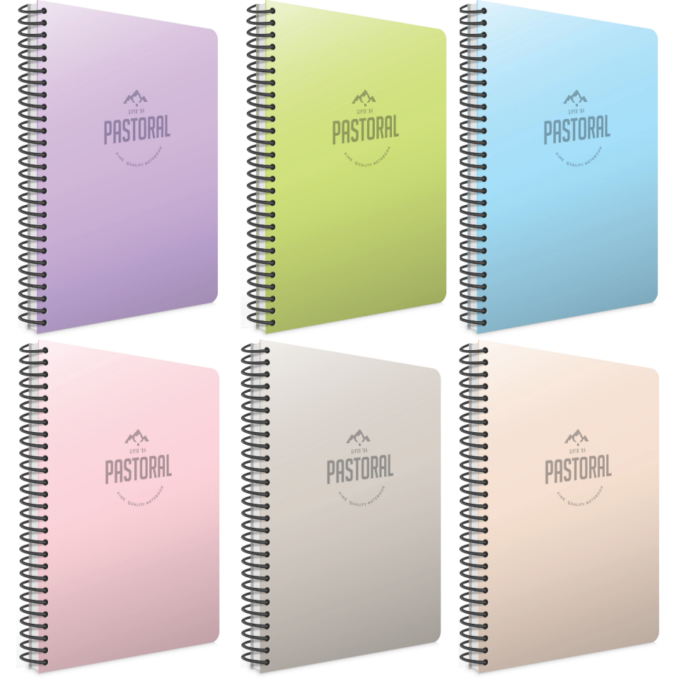 Gıpta 3247 Pastoral Spiralli Pp Kapak A4 120 Yaprak Çizgili Defter