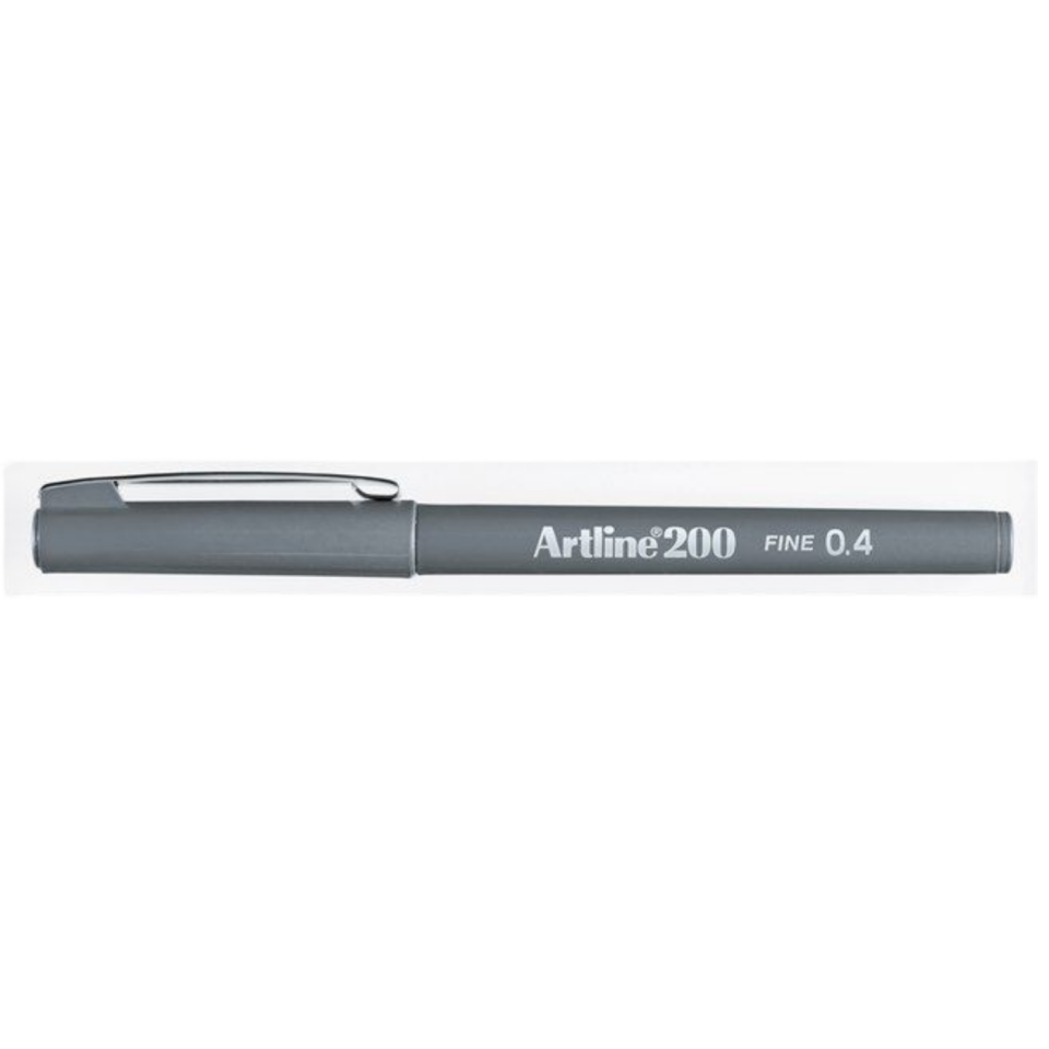 Artline 200N Fineliner 0.4 mm Gri