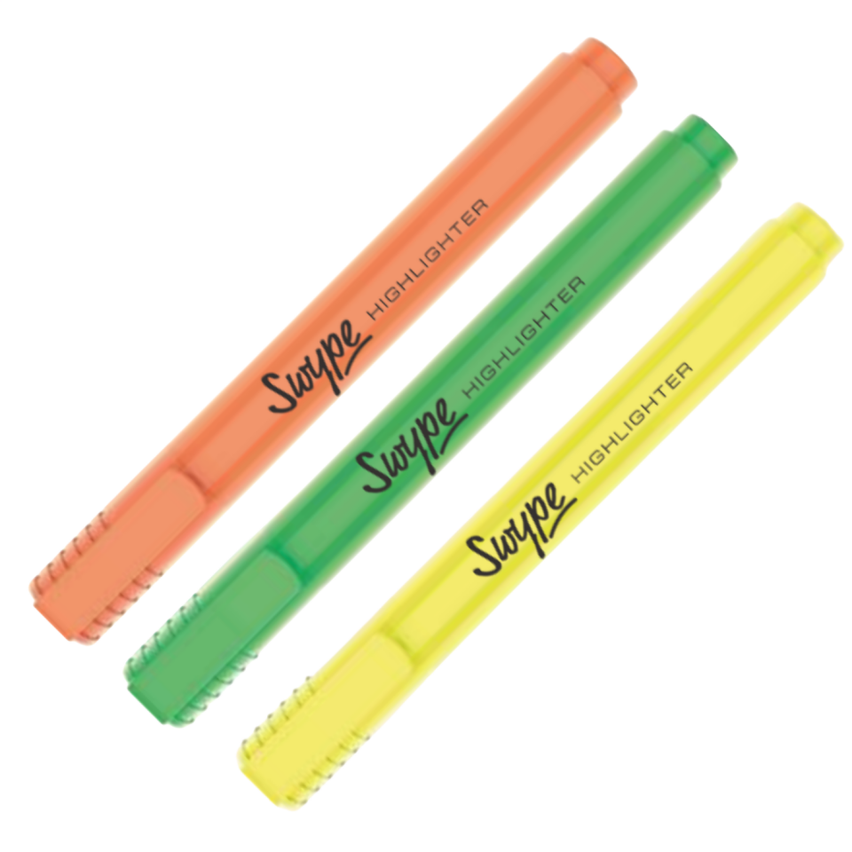 Linc Swype 1258 Chisel Tip Fosforlu Kalem