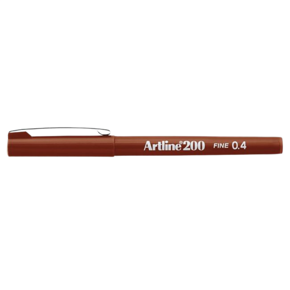 Artline 200N Fineliner 0.4 mm Kahverengi