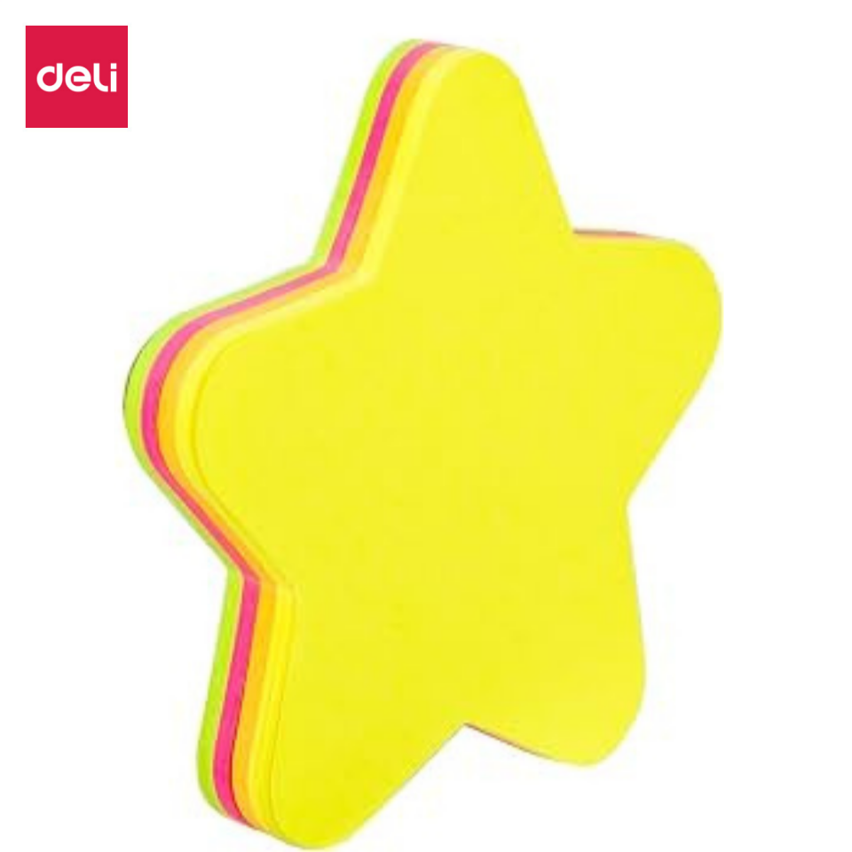Deli Yapışkanlı Not Kağıdı 76x76  80 yp Asortili EA03202 Sarı