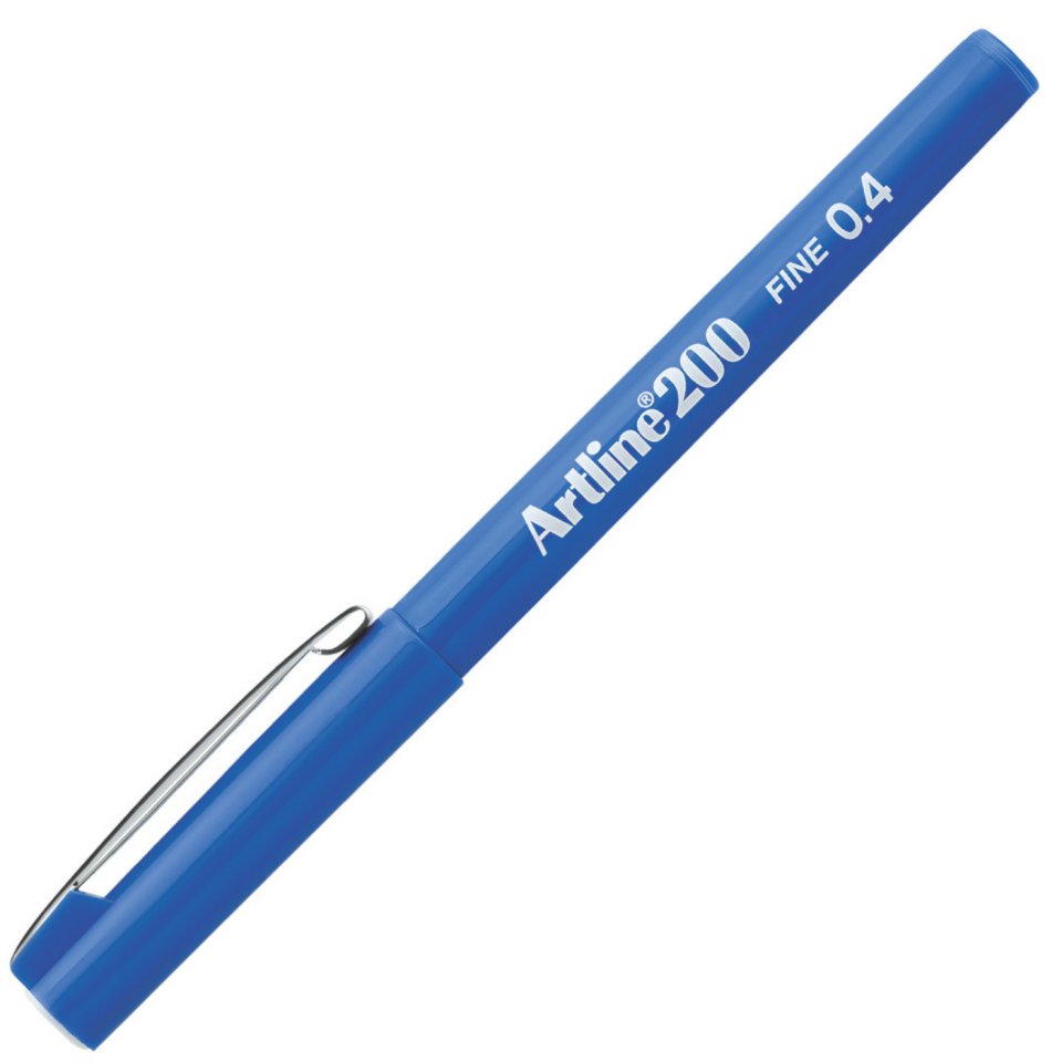 Artline 200N Fineliner 0.4 mm Mavi