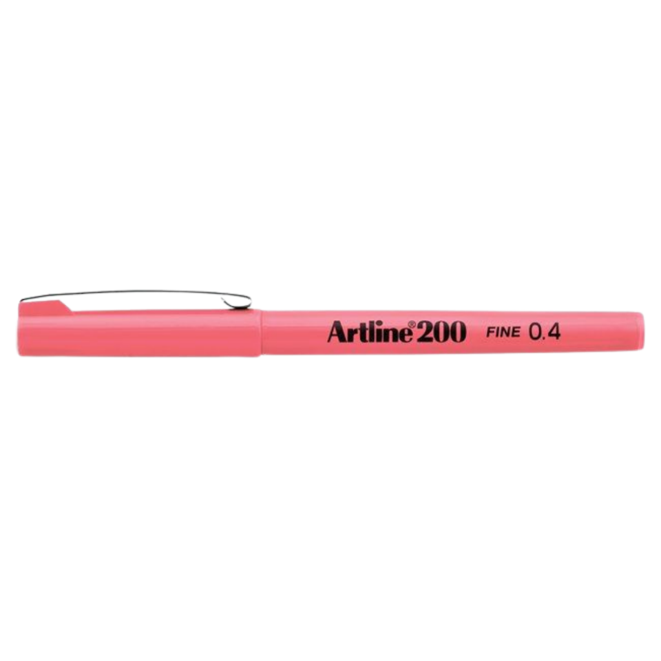 Artline 200N Fineliner 0.4 mm Pembe