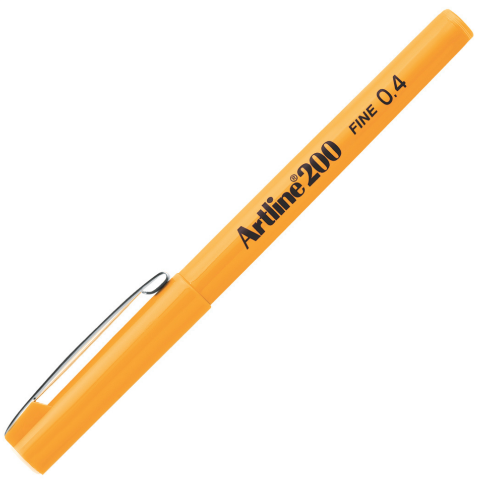 Artline 200N Fineliner 0.4 mm Sarı