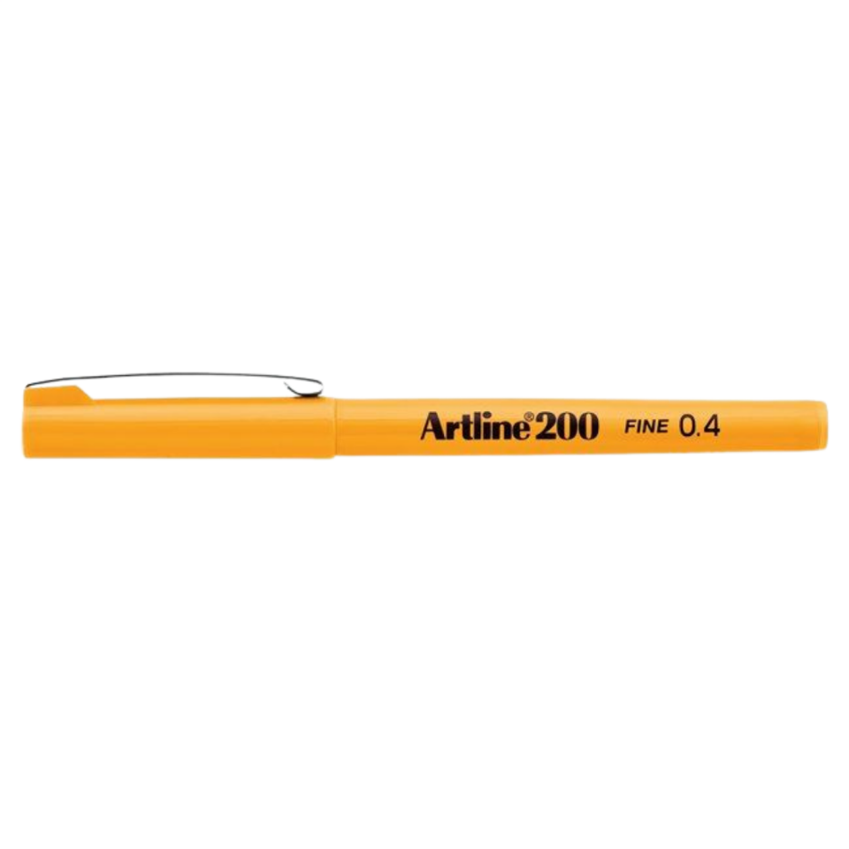 Artline 200N Fineliner 0.4 mm Sarı