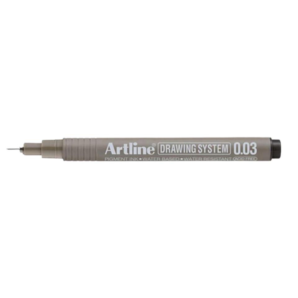 Artline 2303 Drawing System Teknik Çizim Kalemi 0.03 mm Siyah