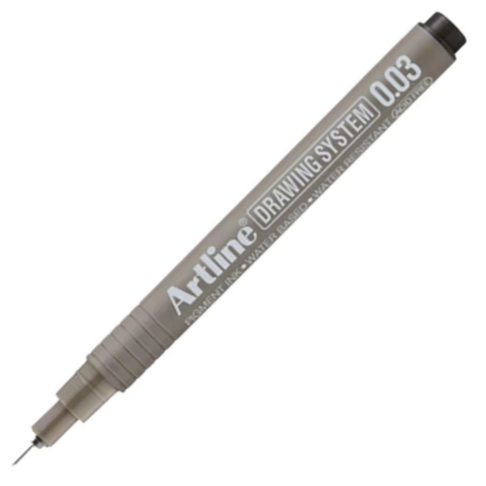 Artline 2303 Drawing System Teknik Çizim Kalemi 0.03 mm Siyah