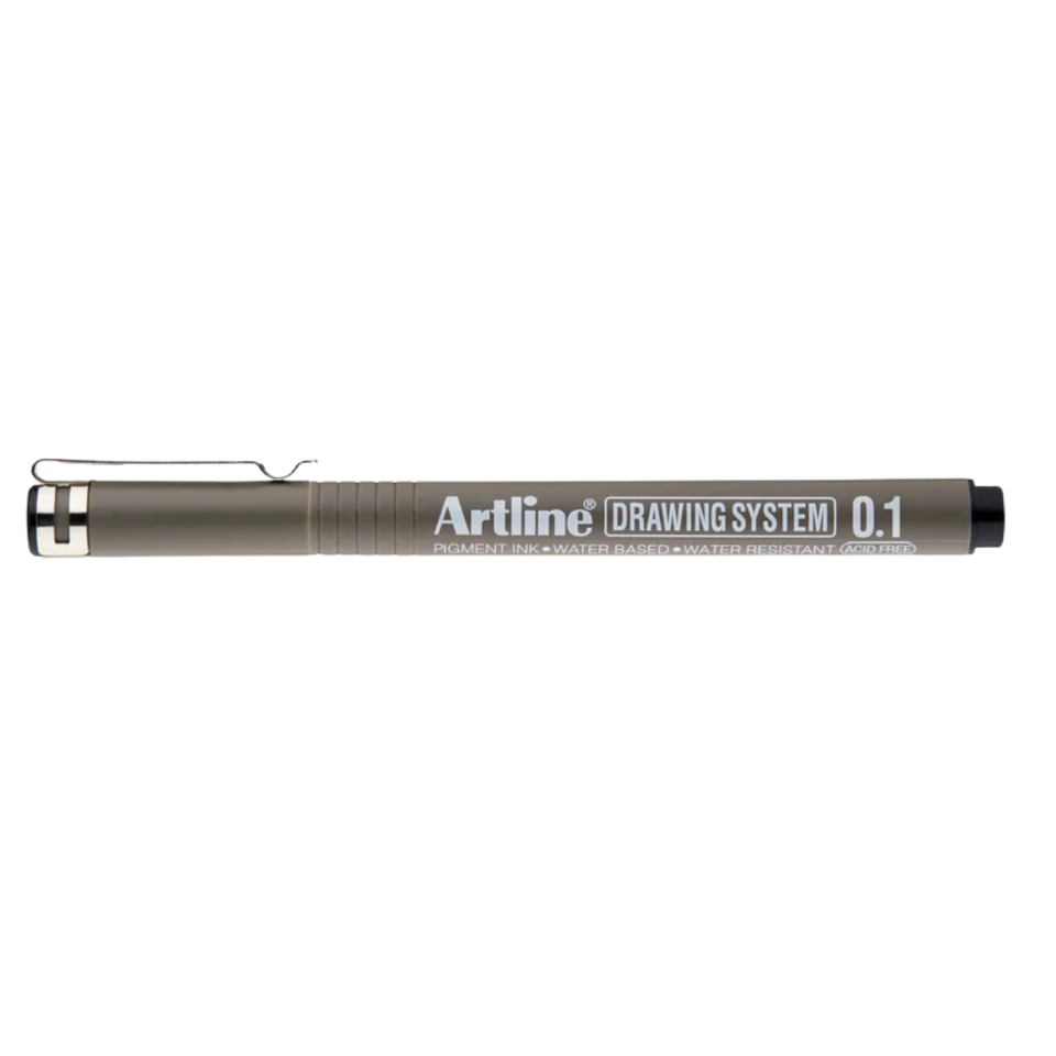 Artline 231 Drawing System Teknik Çizim Kalemi 0.1 mm Siyah