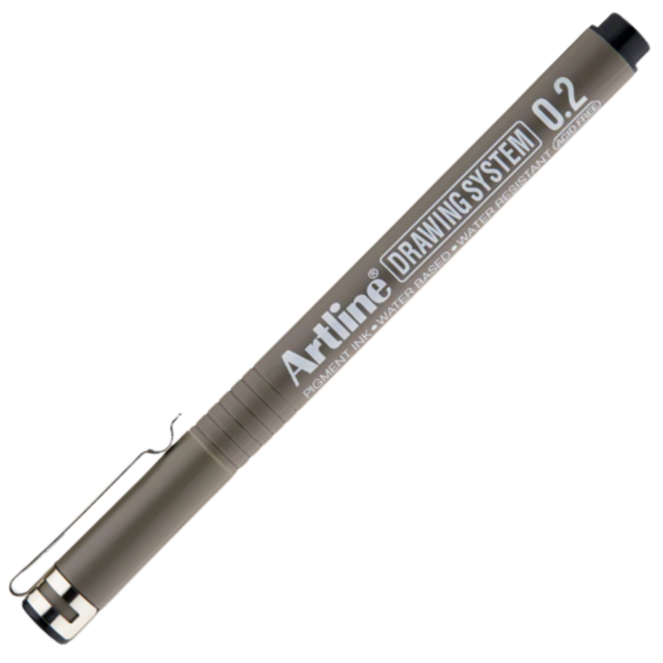 Artline 232 Drawing System Teknik Çizim Kalemi 0.2 mm Siyah