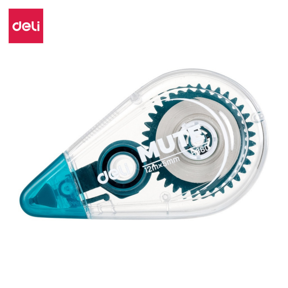 Deli Sessiz Şerit Düzeltici 12mx5mm EH360-BX Gri