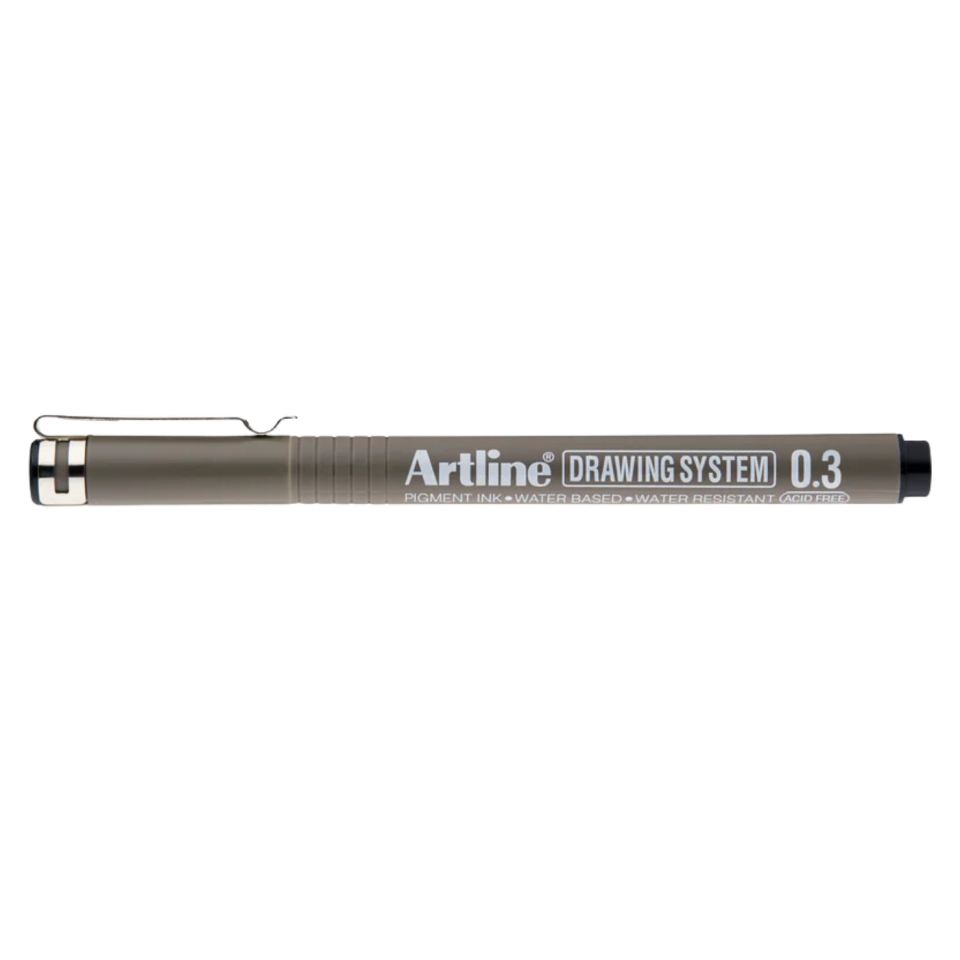 Artline 233 Drawing System Teknik Çizim Kalemi 0.3 mm Siyah