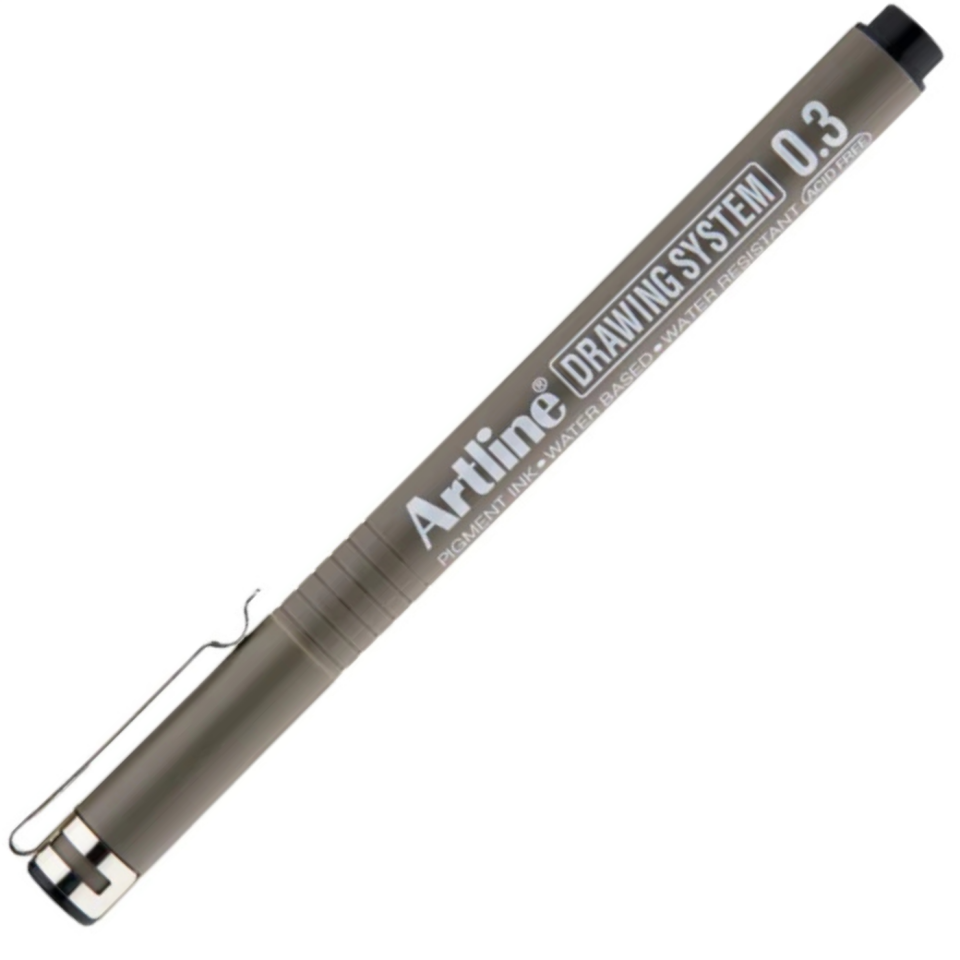 Artline 233 Drawing System Teknik Çizim Kalemi 0.3 mm Siyah