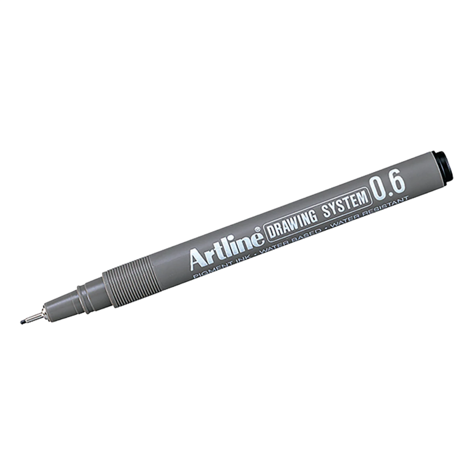 Artline 236 Çizim Kalemi 0.6mm  Siyah