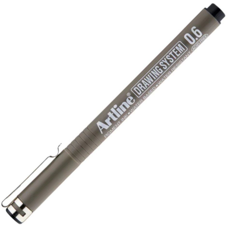 Artline 236 Drawing System Teknik Çizim Kalemi 0.6 mm Siyah
